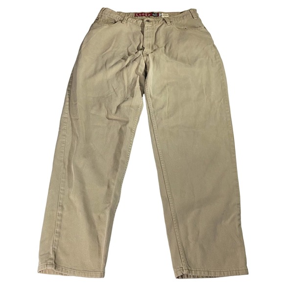 Levi's Other - Vintage Levi's Silvertab Loose Tencel Made in USA Khaki Pants Men's 36x30